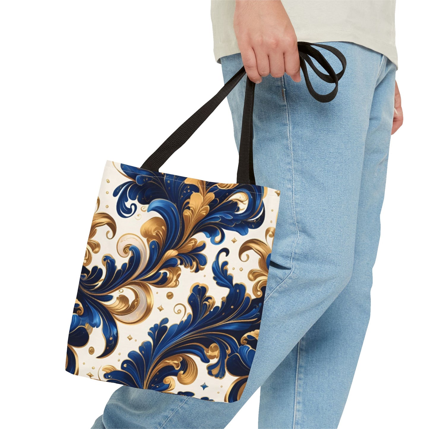 Elegant Floral Tote Bag