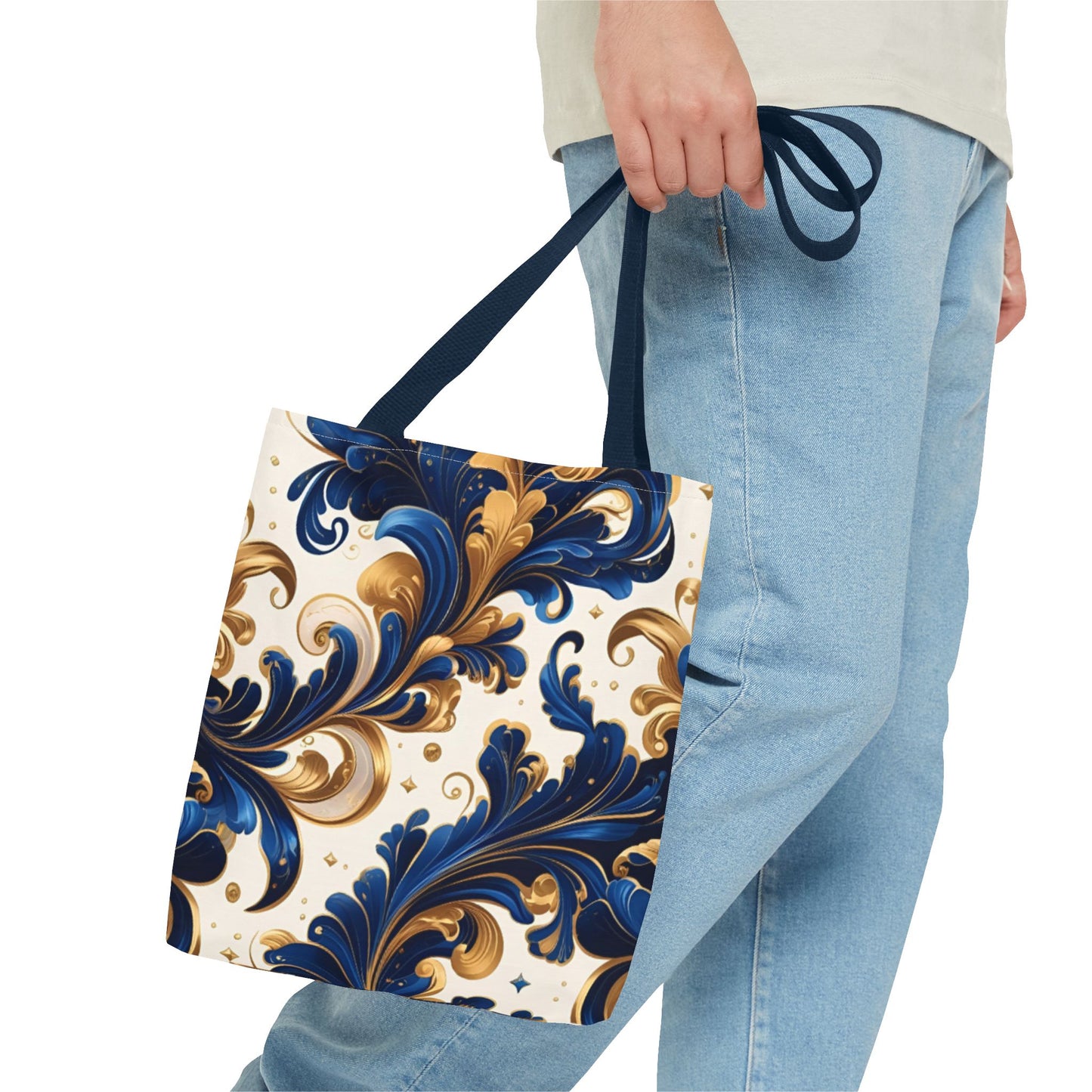 Elegant Floral Tote Bag