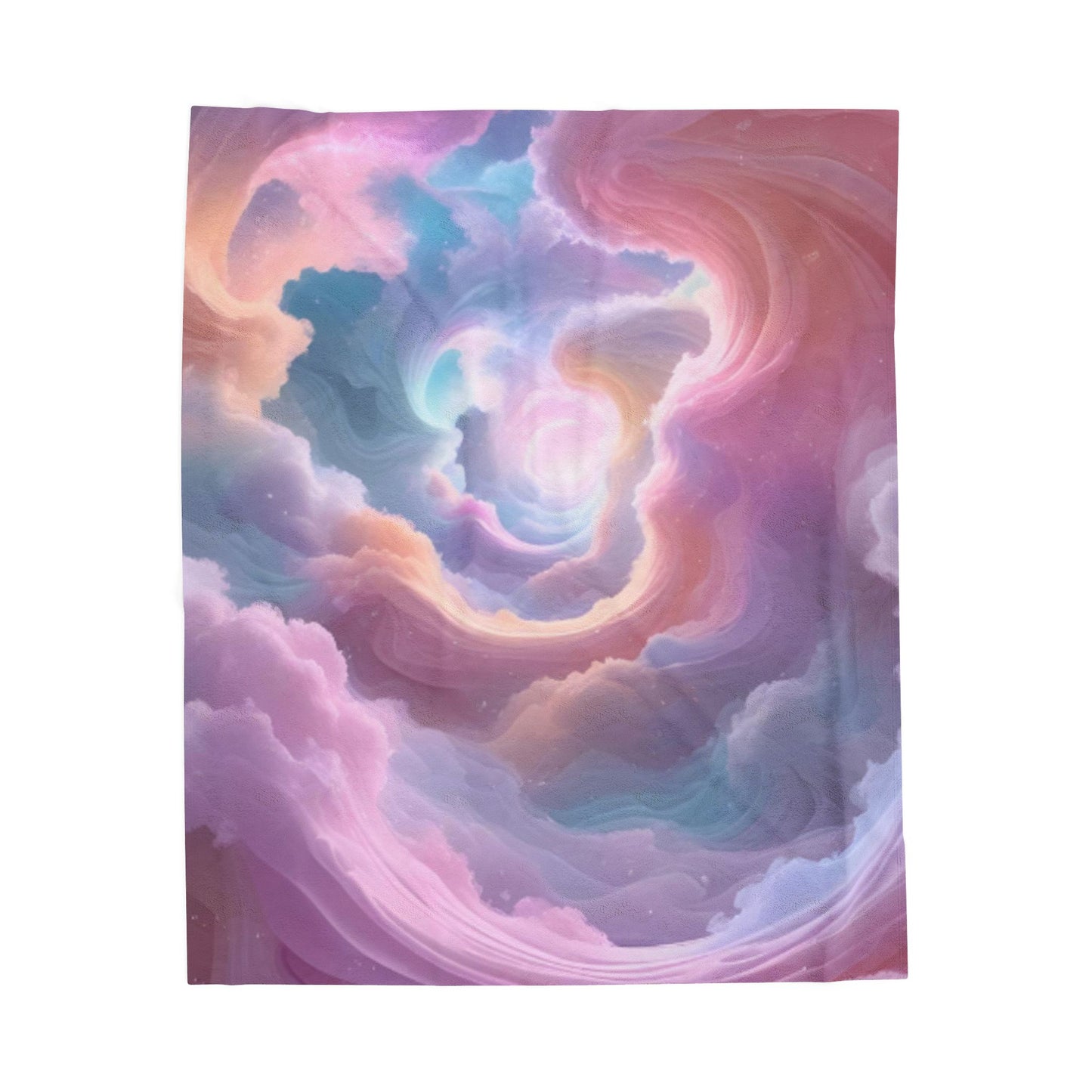 Dreamy Celestial Velveteen Plush Blanket