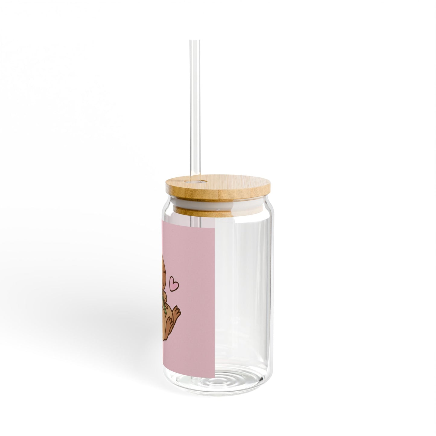 Capybara Sipper Glass, 16oz