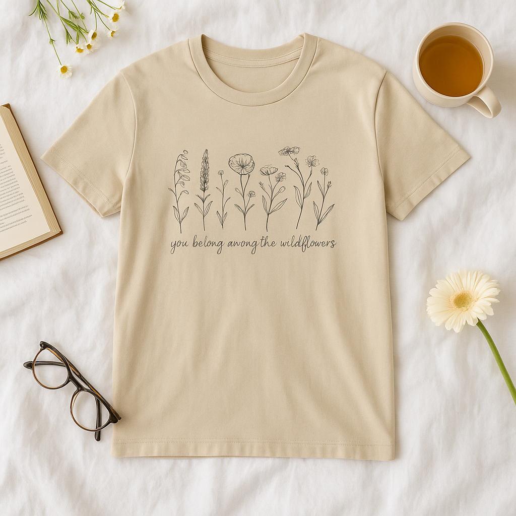 Whimsical Floral Tee