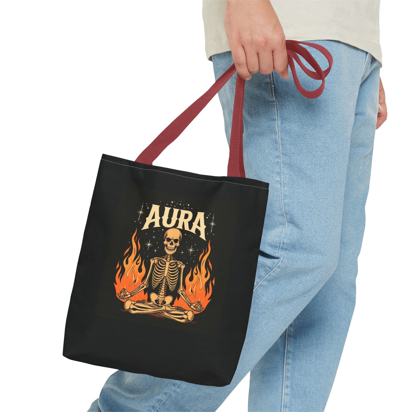 Aura Skeleton Tote Bag