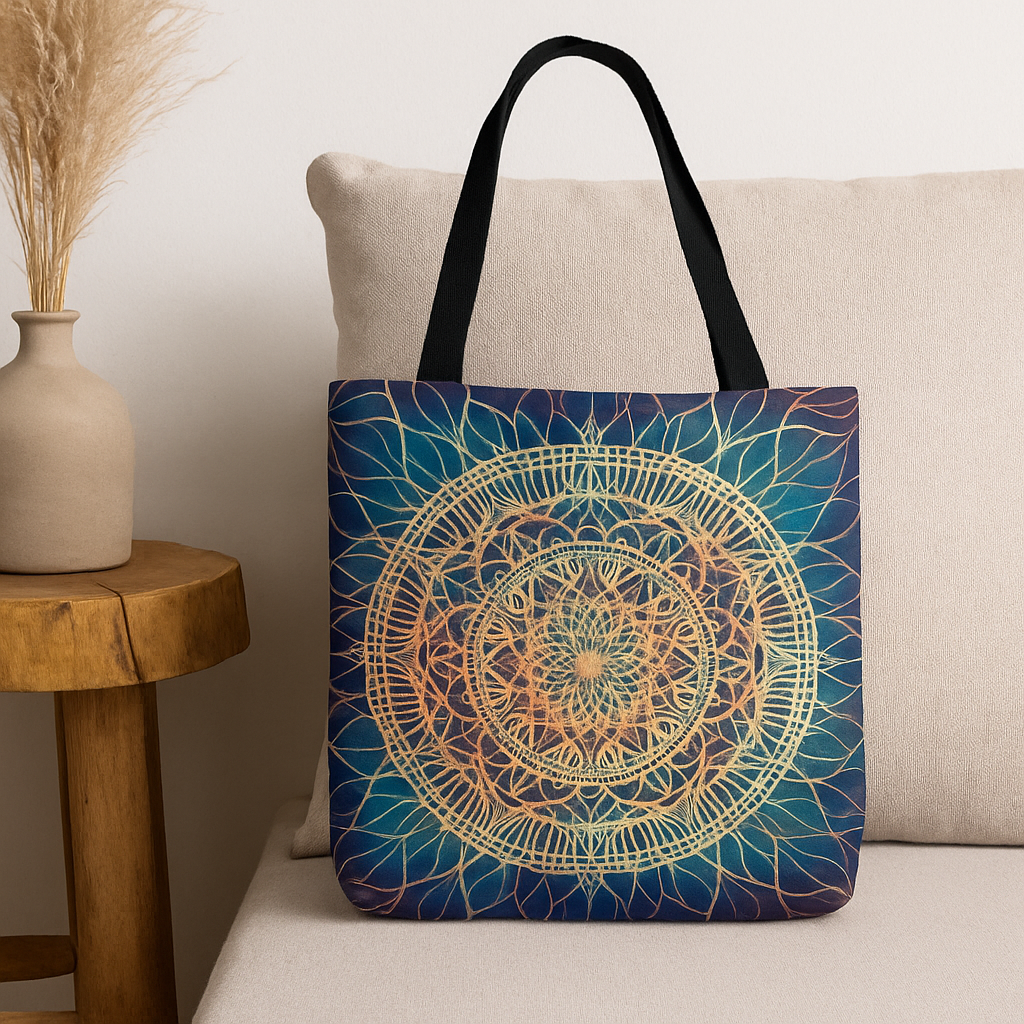 Bohemian Mandala Tote Bag