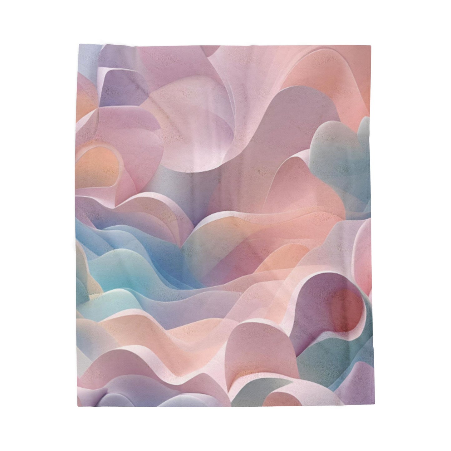 Cozy Abstract Velveteen Plush Blanket
