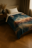 Celestial Dreamscape Velveteen Plush Blanket