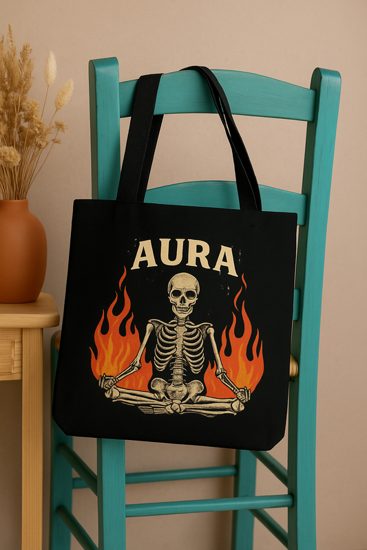 Aura Skeleton Tote Bag