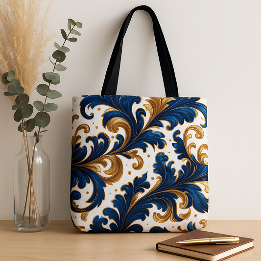 Elegant Floral Tote Bag