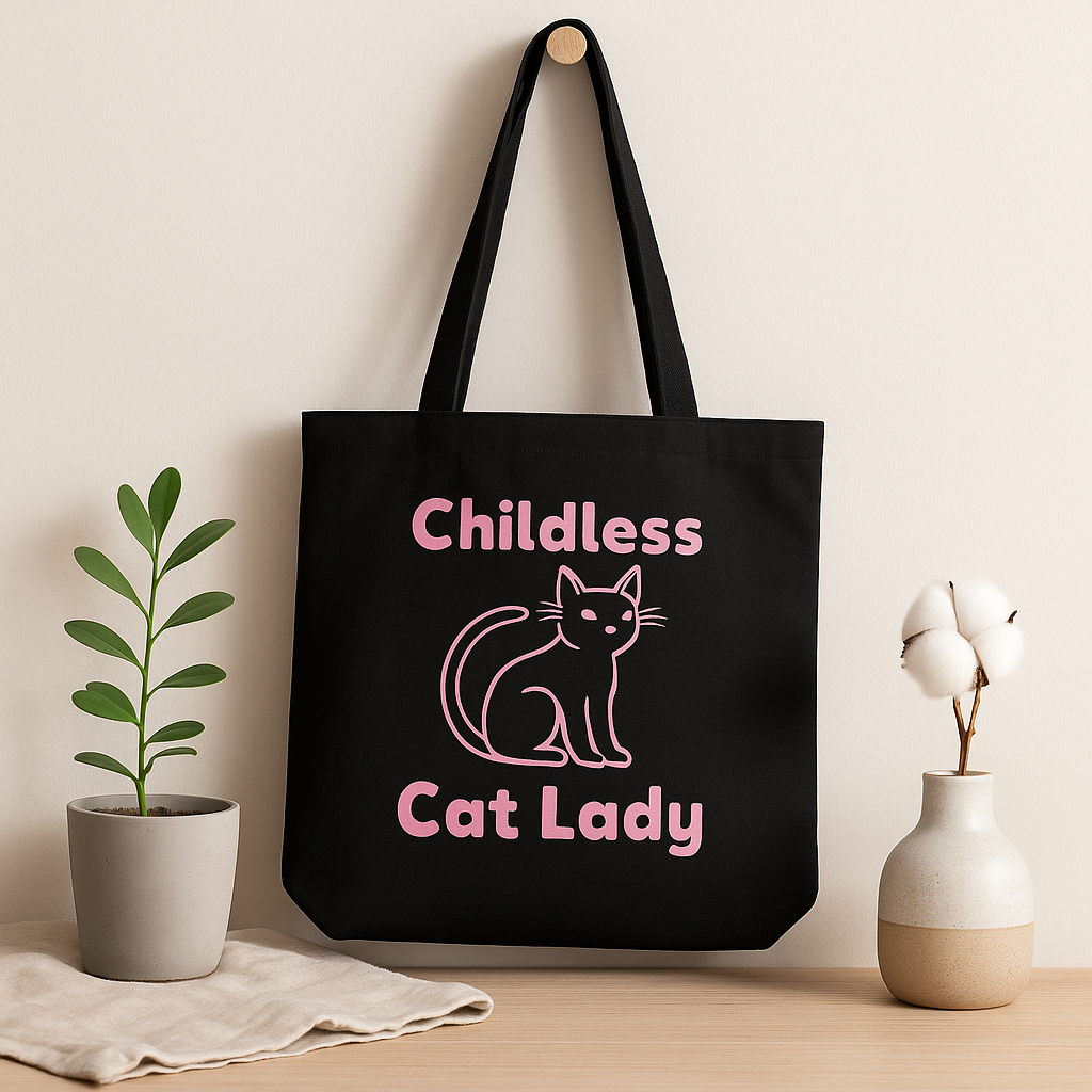 Childless Cat Lady Tote Bag